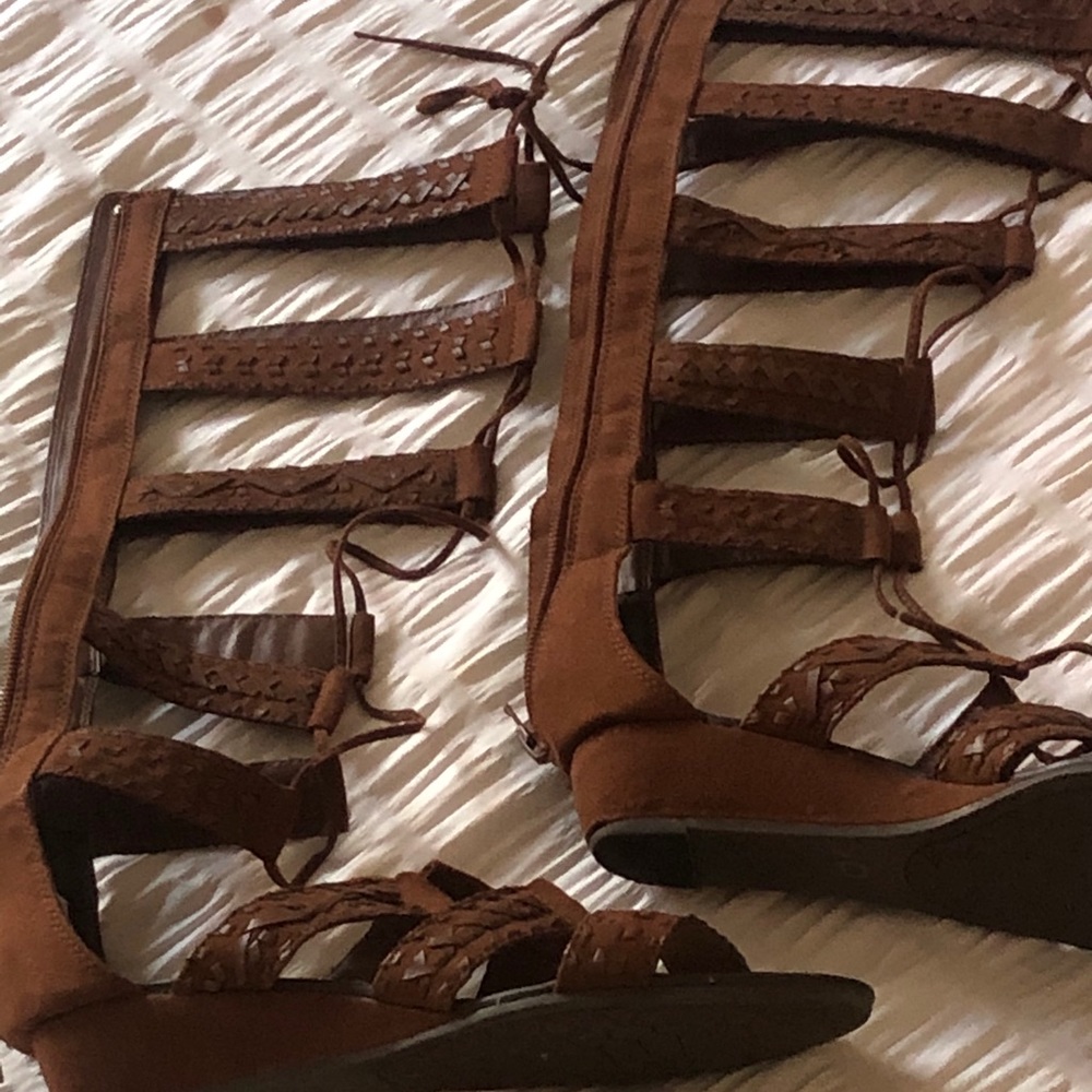 Gladiator Brown Sandals